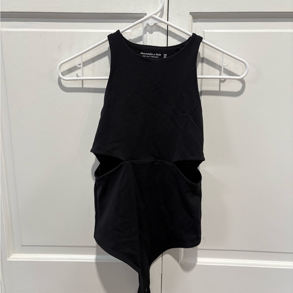 Abercrombie & Fitch Black Cutout Bodysuit